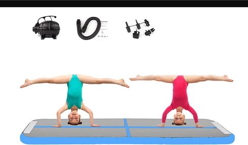 10ft/13ft/16ft/20ft/23ft/26ft Inflatable Gymnastics Airtrack Tumbling Mat Air Track Floor Mats with Electric Air Pump for Home Use/Training/Cheerleading/Beach/Park and Water in Saudi Arabia