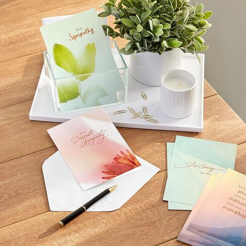 Hallmark Sympathy Cards Assortment, Nature (16 Cards with Envelopes) in Saudi Arabia