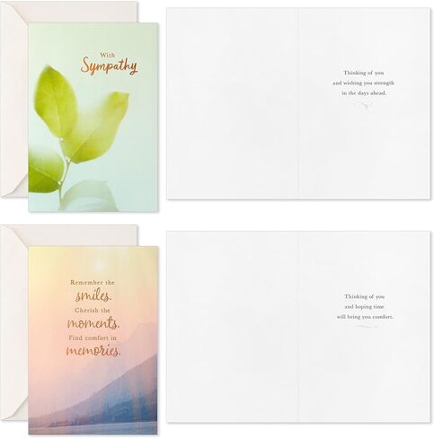Hallmark Sympathy Cards Assortment, Nature (16 Cards with Envelopes) in Saudi Arabia
