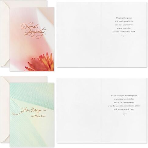 Hallmark Sympathy Cards Assortment, Nature (16 Cards with Envelopes) in Saudi Arabia