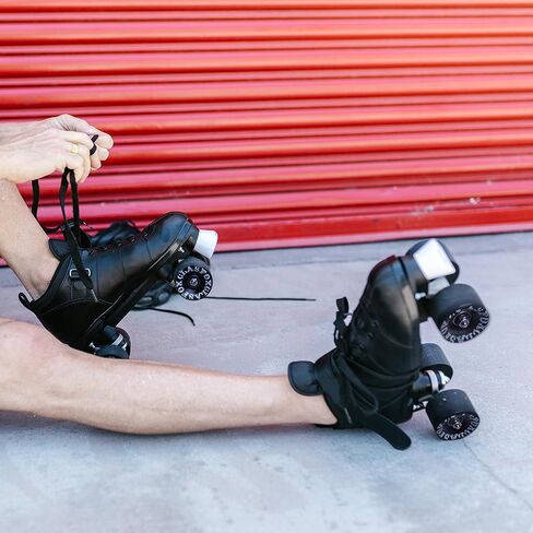 عجلات تزلج رباعية الأسطوانة مكونة من 8 عبوات مع محمل مثبت للتزلج على الجليد في صف مزدوج، ملحقات بديلة مناسبة للاستخدام الخارجي أو الداخلي in Kuwait