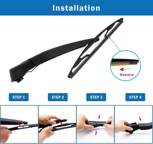 WTI Rear Wiper Arm Blade Set Compatible With Buick Enclave 2008-2015 SUV Rear Windshield Window Wiper Kits Assembly New Replacement Accessories Parts Fit 15280813 in Saudi Arabia