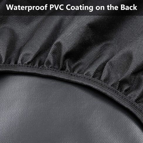 eletecpro RV Tire Covers Set of 4 with Heavy Duty 600D Oxford and Waterproof Coating Tire Cover RV Accessories for Trailer Truck Camper (Black) in Saudi Arabia