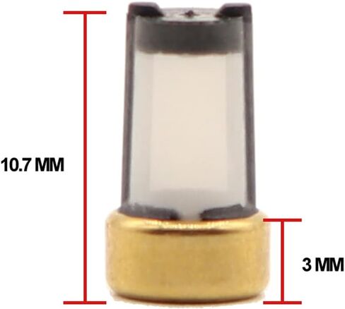 Fuel Injector Repair Kit 101 Micro Filter Basket Filter for multiple brands [6mm x 3mm x10.7mm] Haneex Repair Seal Kits [50 Pcs] in Saudi Arabia