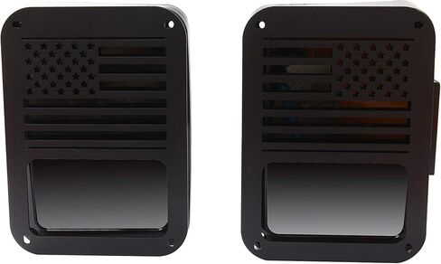 أغطية إضاءة خلفية بعلم الولايات المتحدة واقيات حماية لملحقات رانجلر JK غير المحدودة لعام 2007-2018 in Kuwait