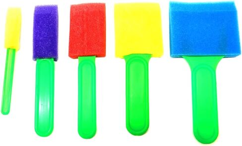 فرشاة طلاء إسفنجية بألوان متنوعة لمشاريع الهوايات والحرف الفنية 5 قطع in Kuwait