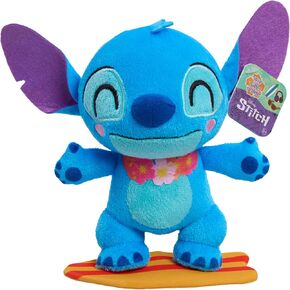 Just Play Disney Stitch That’s So Stich Small Surfer Stitch Plush, 7 Inch Plush, Stuffed Animal, Alien, Kids Toys for Ages 2 Up