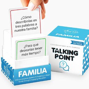200 Family Conversation Cards - Familia en español - Put Down The Phones & Connect with Family - Get to Know Each Other Better with Meaningful Talk - Great for Dinner Table & Road Trips - Spanish
