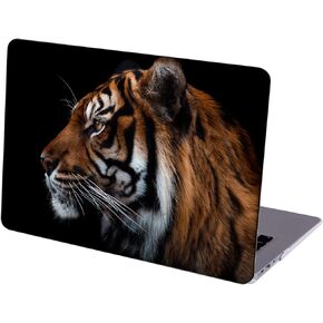 Case Compatible with MacBook MacBook Air 13 inch, Hard Protective Shell with Keyboard Cover (A1369 A1466, 2010-2017 Release) - Siberian Tiger Close up Portrait