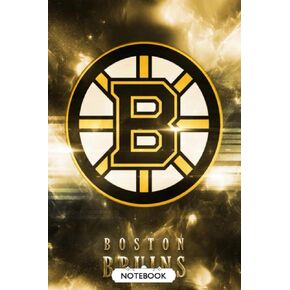 NHL Notebook : Boston Bruins Lined Notebook Journal Blank Ruled Writing Journal