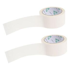 White Packing Tape 2 Rolls Gummed Tapes Water Activated Tapes Heavy Duty Industrial Packaging Tapes White Shipping Kraft Paper Photo Frame Wide Tapes