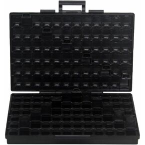 BOXALL144 ESD Safe SMD Resistor IC Chips Organizer w/144 Bins antistatics