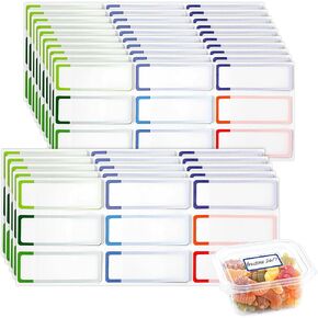 135 Pcs Baby Bottle Labels for Daycare, Assorted Colors Waterproof Removable Labels, Labels for Kids Stuff Daycare, School Name Labels, Dishwasher Safe Labels, Name Tags Sticker