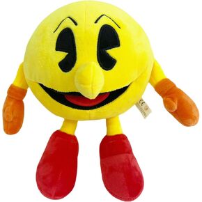 9.8" pac Game Man Plush Stuffed Toy, Cool Toys, Plush Toy Gifts for Boys Girls, Stuffed Toy, Suitable for Festivals/Birthday Gifts.