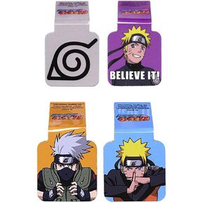 Ata-Boy Bookmark, Naruto Shippuden, Naruto, Kakashi Magnetic Bookmarks (4 Set) Gifts & Merchandise…