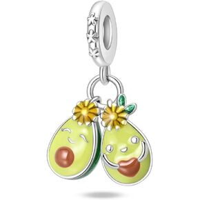 CZVIVIRY love Forever Friends Charm,Friends Forever Heart Dangle Charm 925 Sterling Silver,Fit Woman¡¯s Necklace and Bracelet
