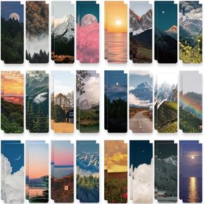 Magnetic Bookmarks Magnet Page Markers, 48 PCS Magnetic Page Clip for Students Teachers, Fun Book Marks for Reading (QS230)