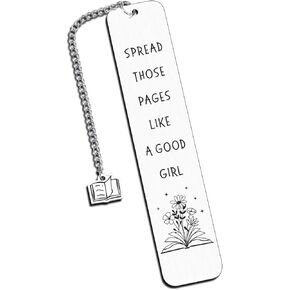 Cool Bookmarks for Women White Elephant Gift Ideas Spicy Book Markers for Book Lovers Christmas Stocking Stuffers Birthday Gifts for Women Her Daughter Granddaughter Best Friend Girls Book Accessories