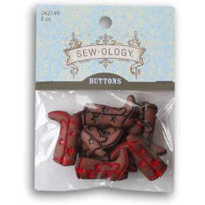 Cowboy Boot Shank Buttons - 8 Pieces