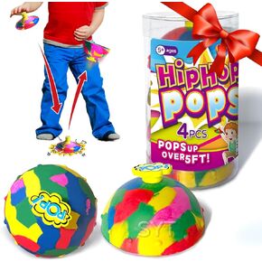 Jumping Bounce Fidget Toy Fidget Classic pop up Bounce Autism Jumping Toy for Halloween Christmas Birthday Party Favors Suitable Kid Children Adults boy Girl Men Women (4 Piece)