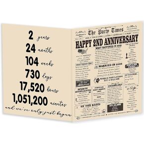 YiKaLus Large 25th Anniversary Card for Couples, Retro 25 Years Wedding Aday Gift Ideas for Him Her, Unique Silver Aday Gifts for Husband Wife