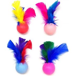 GoCat 4 Feather Pong Toys