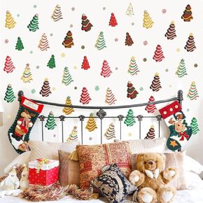 Christmas Snowflake Wall Decals Winter Wall Stickers Snowman Window Clings Stickers Xmas Winter Snow Wall Stickers Tree House Elk Moon Snowflake Wall Decals Christmas Window Stickers