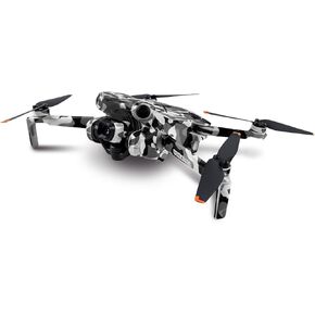 MightySkins Skin Compatible with DJI Mini 4 Pro - Black Modern Camo | Protective, Durable, and Unique Vinyl Decal wrap Cover | Easy to Apply