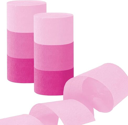 Capesaro Green Crepe Paper Streamers - 6 Rolls Party Streamers for Various Festival Party Decorations in Kuwait