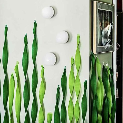 Capesaro Green Crepe Paper Streamers - 6 Rolls Party Streamers for Various Festival Party Decorations in Kuwait