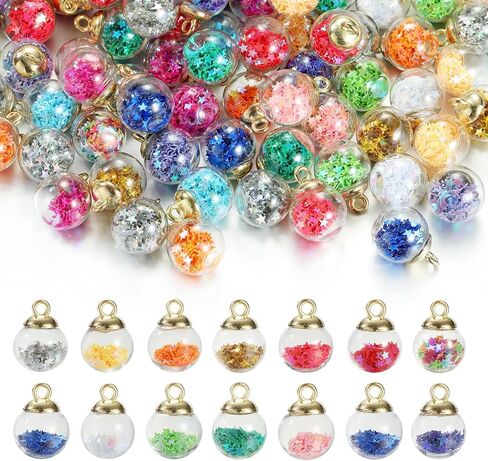 LUBINGSHINE 40Pcs Frosted Acrylic Pendant Charms Bulk Acrylic Dangle Charms for DIY Jewelry Making Necklace Bracelet Craft Supplies in Saudi Arabia