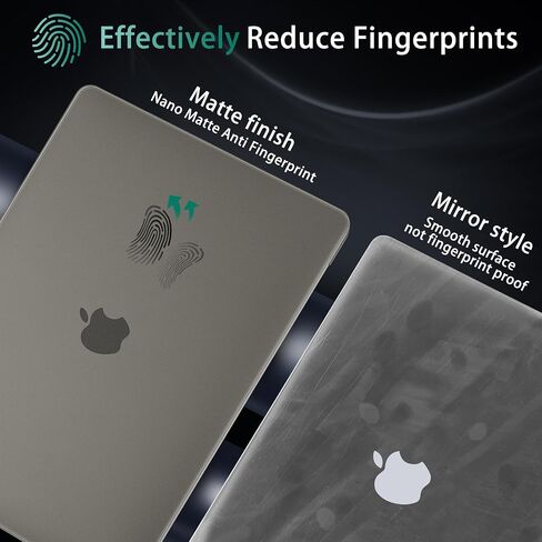 حافظة Tuiklol لجهاز MacBook Air 13 بوصة 2022 2020 2019 2018 إصدار M1 A2337 A2179 A1932، حافظة كمبيوتر محمول صلبة من البلاستيك لشاشة Retina ومعرف اللمس مع غطاء MacBook Air 13.3 بوصة، شفاف in Saudi Arabia