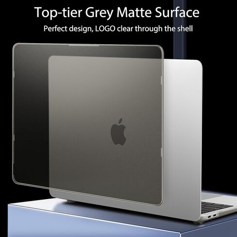 حافظة Tuiklol لجهاز MacBook Air 13 بوصة 2022 2020 2019 2018 إصدار M1 A2337 A2179 A1932، حافظة كمبيوتر محمول صلبة من البلاستيك لشاشة Retina ومعرف اللمس مع غطاء MacBook Air 13.3 بوصة، شفاف in Saudi Arabia