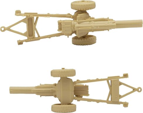 BMC Classic Marx Military Howitzers - Tan 3pc Plastic Army Men Field Artillery in Saudi Arabia