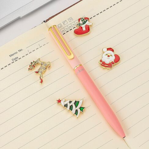 Christmas Gel Ink Pen Metal Novelty Pen, Magnet Cute ornament Unique Fun Gift Pen, Office Home School Party Decor in Kuwait
