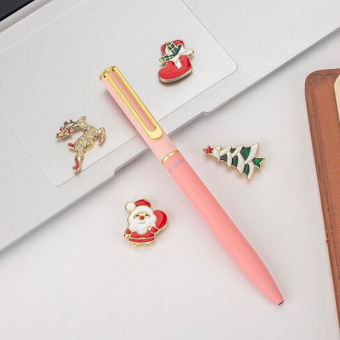 Christmas Gel Ink Pen Metal Novelty Pen, Magnet Cute ornament Unique Fun Gift Pen, Office Home School Party Decor in Kuwait