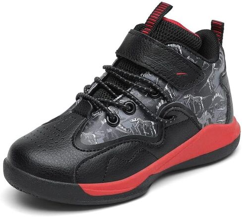 GEERX Dino Kids Boys Basketball Shoes Non Slip High Top Ankle Protection Sport Athletic Boy Sneakers in Kuwait