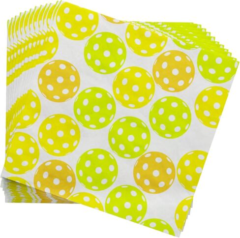 Blue Orchards Pickleball Value Party Supplies (60 Pieces for 16 Guests) - Pickleball Party Decorations, Sports Themed Birthday Baby Shower Party Supplies, Disposable paper Plates and Napkins in Saudi Arabia