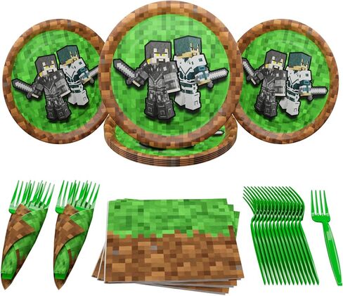 Blue Orchards Pickleball Value Party Supplies (60 Pieces for 16 Guests) - Pickleball Party Decorations, Sports Themed Birthday Baby Shower Party Supplies, Disposable paper Plates and Napkins in Saudi Arabia