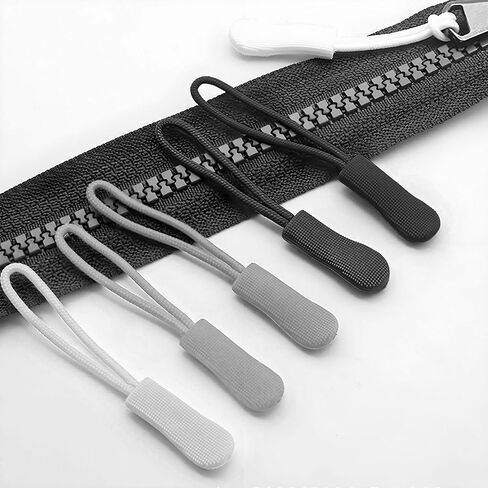 Fbshicung 10 Pcs Zipper Pull Replacemen Tab Heavy Duty Zipper Extender Cord for Bag Suitcase Jacket Luggage (Blue) in Saudi Arabia