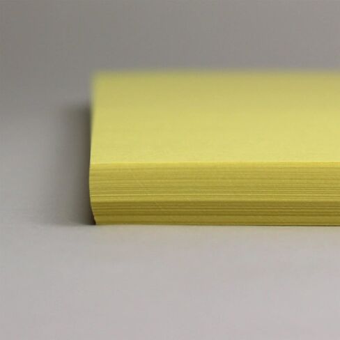Kokuyo Colored KB Paper, Paper Thickness 0.09 mm, 64gsm, A4, 100 Sheets, FSC Certified, Yellow, Japan Import (KB-C139NY) in Saudi Arabia
