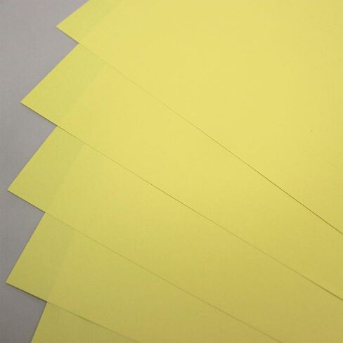 Kokuyo Colored KB Paper, Paper Thickness 0.09 mm, 64gsm, A4, 100 Sheets, FSC Certified, Yellow, Japan Import (KB-C139NY) in Saudi Arabia