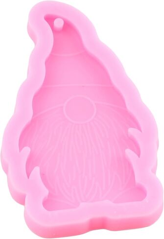 Gnome Keychain Silicone Mold Gnome Epoxy Resin Molds for Keychain Backpack Pendant Jewelry Making Necklace Decoration Craft in Saudi Arabia