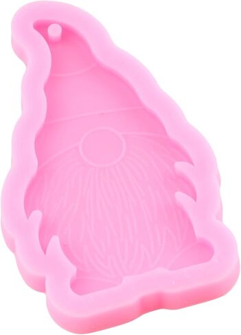 Gnome Keychain Silicone Mold Gnome Epoxy Resin Molds for Keychain Backpack Pendant Jewelry Making Necklace Decoration Craft in Saudi Arabia