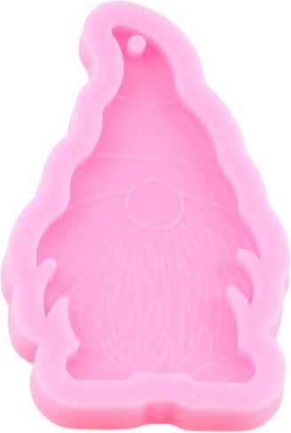 Gnome Keychain Silicone Mold Gnome Epoxy Resin Molds for Keychain Backpack Pendant Jewelry Making Necklace Decoration Craft in Saudi Arabia