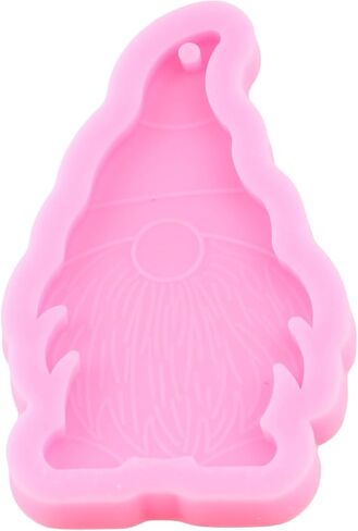Gnome Keychain Silicone Mold Gnome Epoxy Resin Molds for Keychain Backpack Pendant Jewelry Making Necklace Decoration Craft in Saudi Arabia
