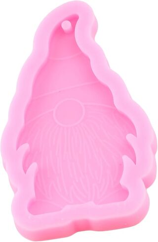 Gnome Keychain Silicone Mold Gnome Epoxy Resin Molds for Keychain Backpack Pendant Jewelry Making Necklace Decoration Craft in Saudi Arabia