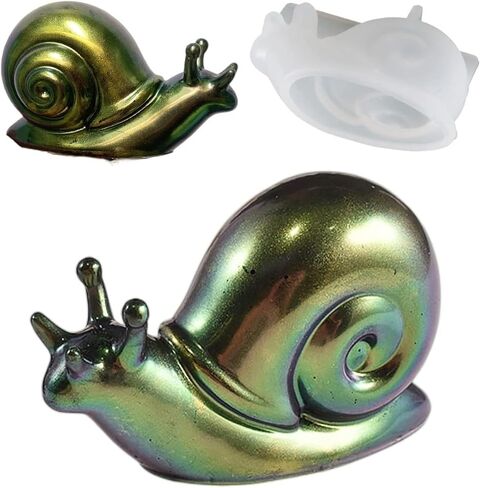 1Pc Resin Animal Molds 3D Snails Casting Mold for Wall Hanging Desktop Decoration, Jewelry Resin Casting Molds, Beading and Jewelry Making in Saudi Arabia