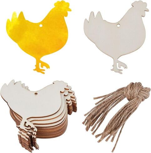 gorgecraft 20pcs الدب انقطاع الخشب غير مكتمل شنقا شرائح الخشب الفارغة الحلي علامة خشبيه هديه مجموعه مع ثقب البرمة للحرف اليدوية عيد الميلاد عطله الزفاف عيد ميلاد حزب الرسم الفنون البيروغرافيا in Saudi Arabia