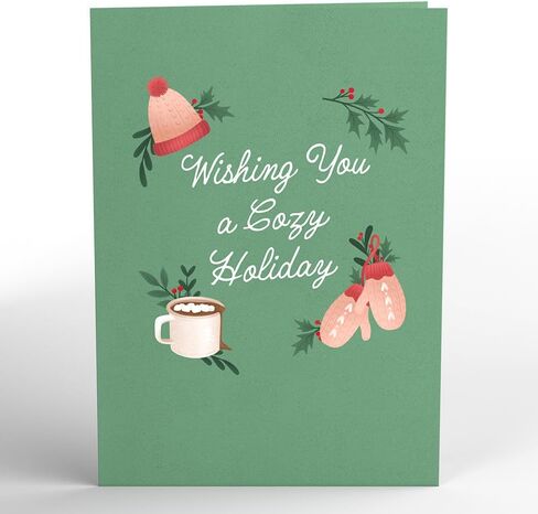 Lovepop Christmas Pop-Up Card for Her and Him - 3D Holiday Greeting Cards - Coze Fireplace 5" x 7" Stocking - Blank Note Card & Envelope Included in Saudi Arabia